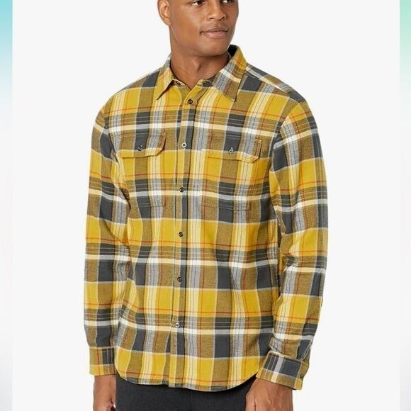 The North Face Men's Arroyo Flannel Shirt - Mineral Gold XXLarge Half - Picture 6 of 11